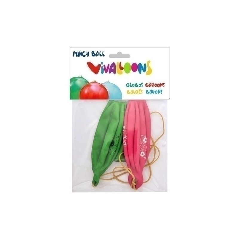 26070-GLOBOS PUNCH BALL SURTIDO precio por 1 unidades