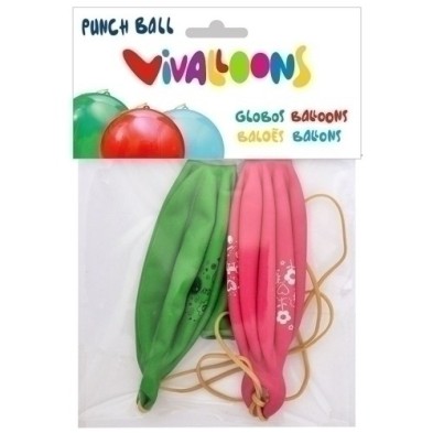 26070-GLOBOS PUNCH BALL SURTIDO precio por 1 unidades