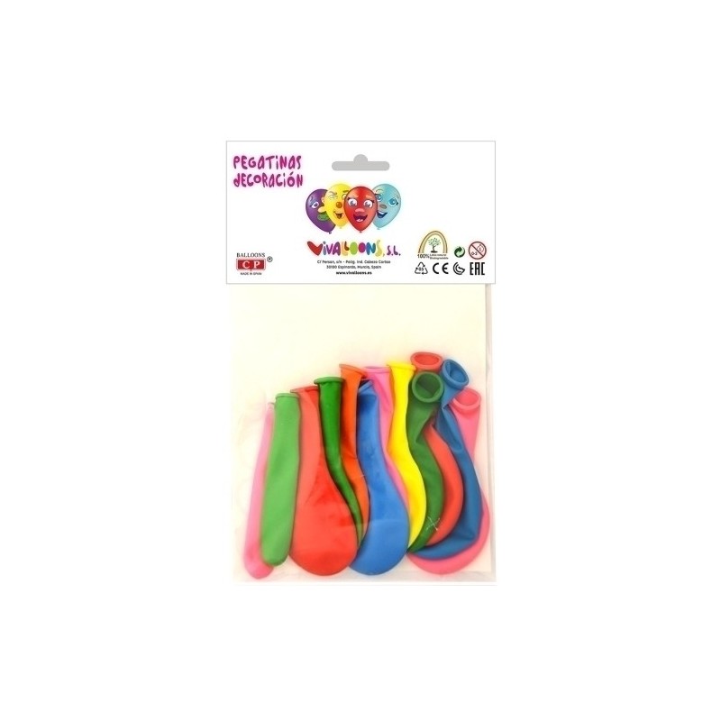 26114-GLOBOS DECORACION BOLSA DE 12 precio por 1 unidades
