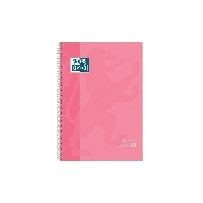 400040984-BLOCK OXF. EU.BOOK 1 A4 80h CD.5 ROSA precio por 5 unidades
