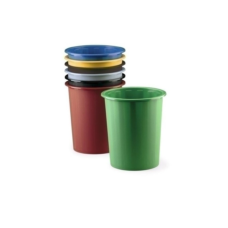 305-05-PAPELERA PLASTICO FAIBO 14 L AMARILLO precio por 1 unidades