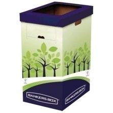 8049202-PAPELERA FELLOWES BANKERS BOX CARTON 69L precio por 2 unidades