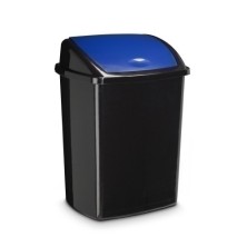 2919470141-PAPELERA PLASTICO CEP BASC. 50L AZUL precio por 1 unidades