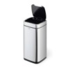342223-PAPELERA ACERO INX. DURABLE NO TOUCH 21L precio por 1 unidades