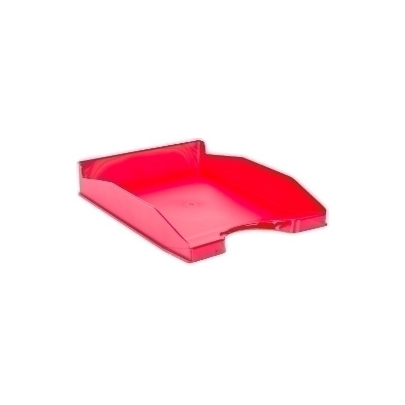 BSTRRO-BANDEJA SOBREMESA TRASLUCIDA ROJA precio por 1 unidades