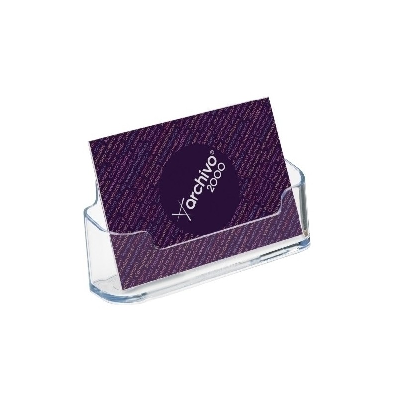 61417 CS TP-PORTATARJETAS SOBREM. CRISTAL 1 COMPART. precio por 1 unidades