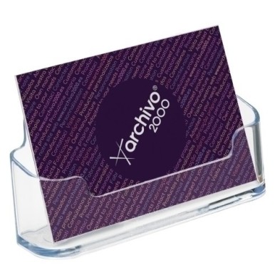 61417 CS TP-PORTATARJETAS SOBREM. CRISTAL 1 COMPART. precio por 1 unidades