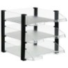 704 CS TP-CONJUNTO 3 BANDEJAS C/ELEVADOR TRANS. precio por 1 unidades