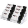 70801-PORTATARJETAS SOBREM. CRISTAL 8 COMPART. precio por 1 unidades