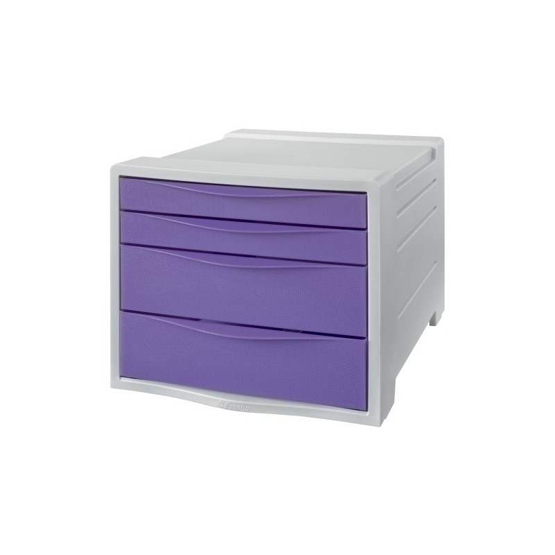 628458/626283-MODULO ESSELTE 4 CAJ. COLOUR BREEZE MALV precio por 1 unidades