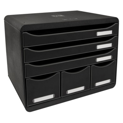 306714D-MODULO EXACOMPTA STORE-BOX MAXI 6 NEGRO precio por 1 unidades