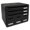 306714D-MODULO EXACOMPTA STORE-BOX MAXI 6 NEGRO precio por 1 unidades