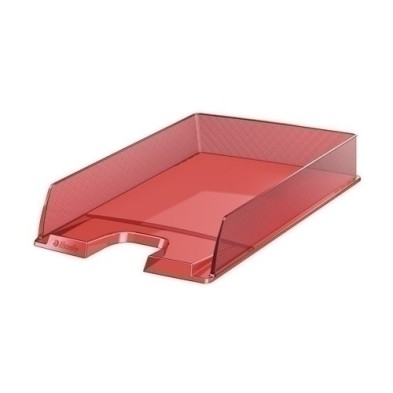 623601-BANDEJA SOBREMESA EUROPOST TR. ROJO precio por 10 unidades