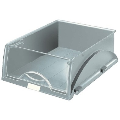 52310085-BANDEJA SOBREMESA SORTY A4 GRIS precio por 4 unidades