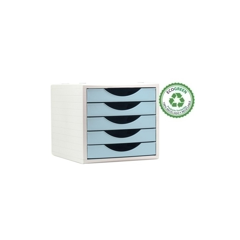 4005 AZ PS-MODULO 5 CAJONES A.2000 AZUL PASTEL precio por 1 unidades