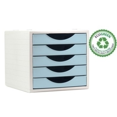 4005 AZ PS-MODULO 5 CAJONES A.2000 AZUL PASTEL precio por 1 unidades