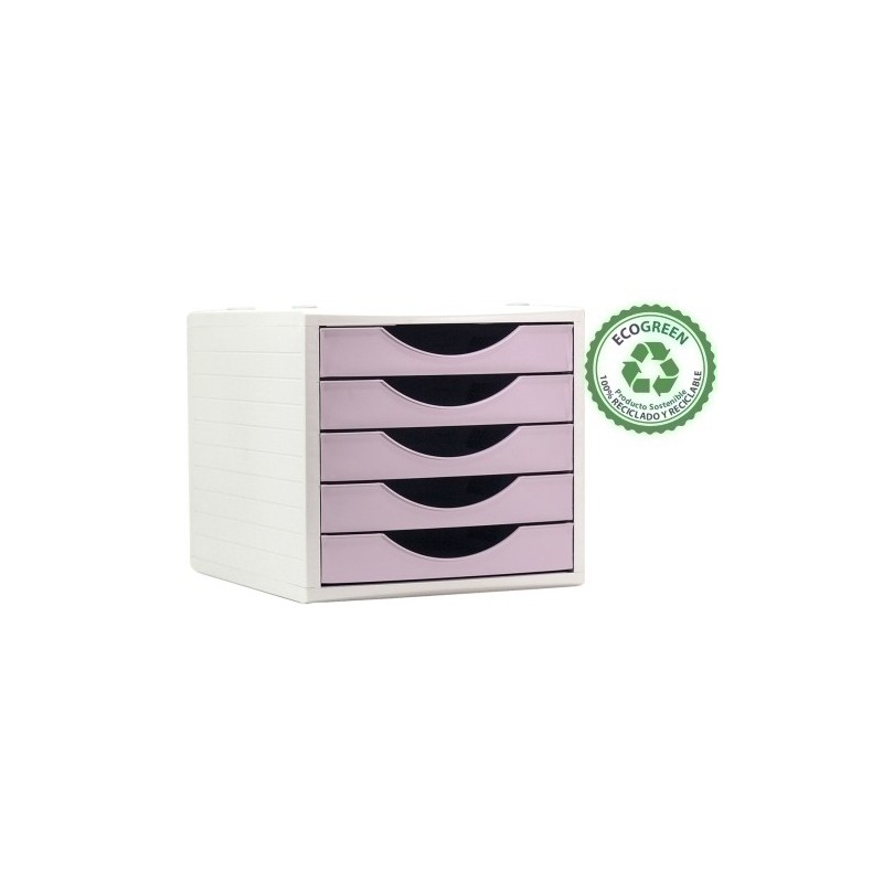 4005 RS PS-MODULO 5 CAJONES A.2000 ROSA PASTEL precio por 1 unidades