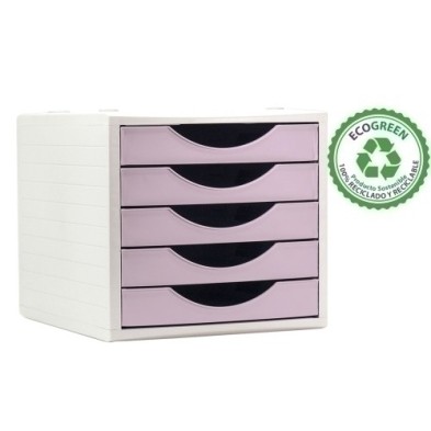 4005 RS PS-MODULO 5 CAJONES A.2000 ROSA PASTEL precio por 1 unidades