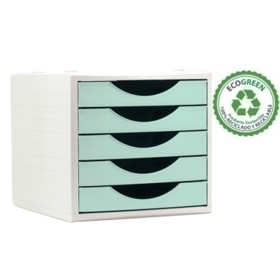 4005 VE PS-MODULO 5 CAJONES A.2000 VERDE PASTEL precio por 1 unidades