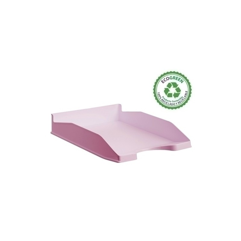 742 RS PS-BANDEJA SOBREMESA A.2000 ROSA PASTEL precio por 6 unidades