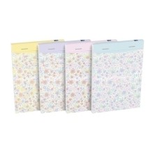 400094827-BLOCK DE NOTAS OXFORD FLORAL  A6 80h HZ. precio por 10 unidades