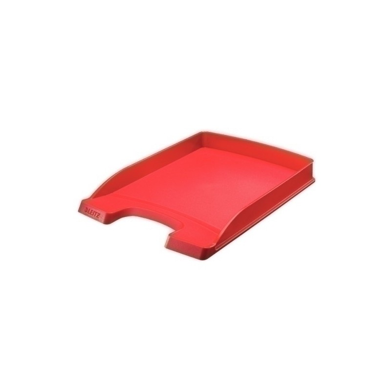52370025-BANDEJA LEITZ JUMBO PLUS SLIM ROJO precio por 10 unidades