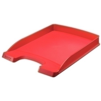 52370025-BANDEJA LEITZ JUMBO PLUS SLIM ROJO precio por 10 unidades