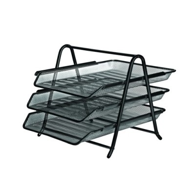91308-BANDEJA SOBR. FOROFIS METAL NEGRA SET 3 precio por 1 unidades