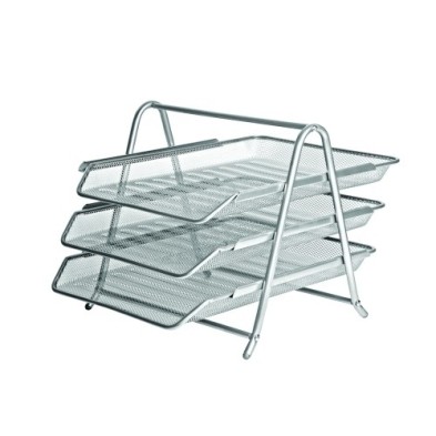 91309-BANDEJA SOBR. FOROFIS METAL PLATA SET 3 precio por 1 unidades