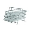 91309-BANDEJA SOBR. FOROFIS METAL PLATA SET 3 precio por 1 unidades