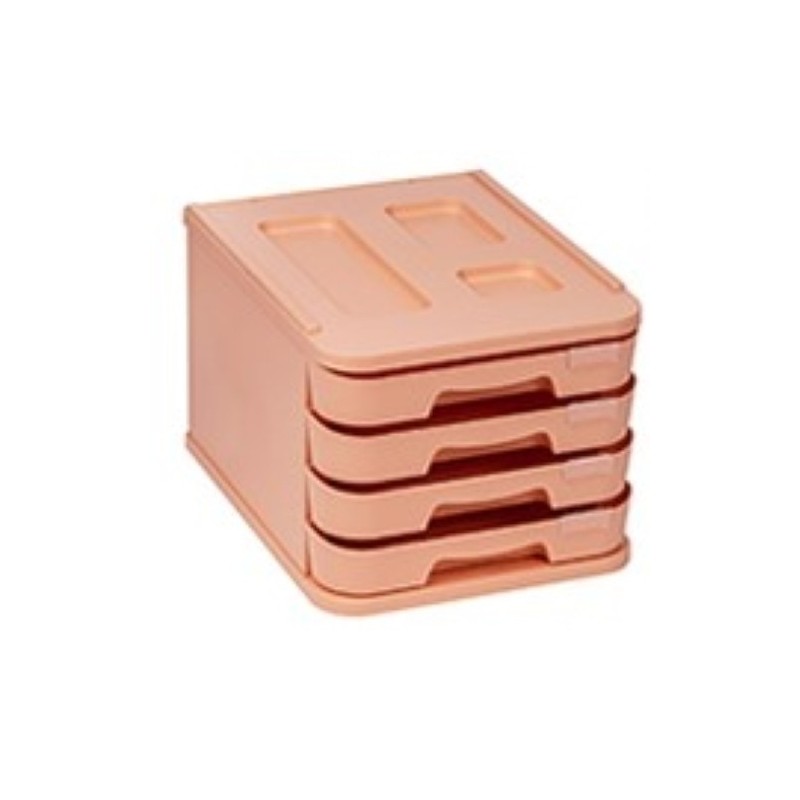 1000M-31-MODULO FAIBO 4 CAJONES NARANJA PASTEL precio por 1 unidades