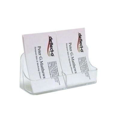 70401-PORTATARJETAS SOBR. FAIBO CRISTAL 2 COMP precio por 1 unidades