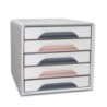 1071111681-MODULO CEP ESTANDAR 5 CAJONES BLANCO precio por 1 unidades