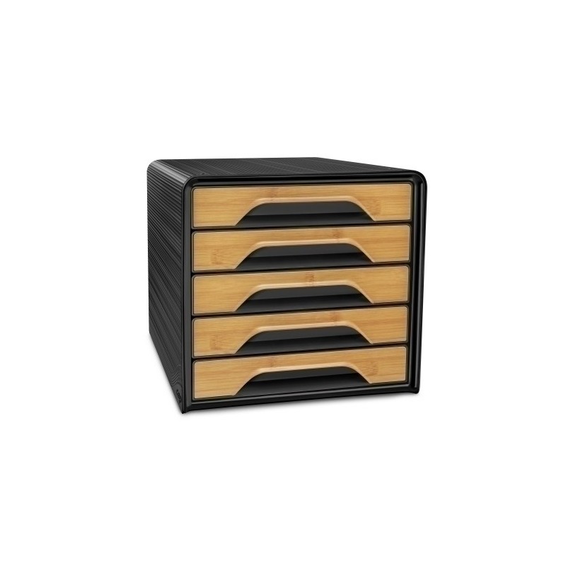 1071115301-MODULO CEP ESTANDAR 5 CAJONES NEGRO precio por 1 unidades