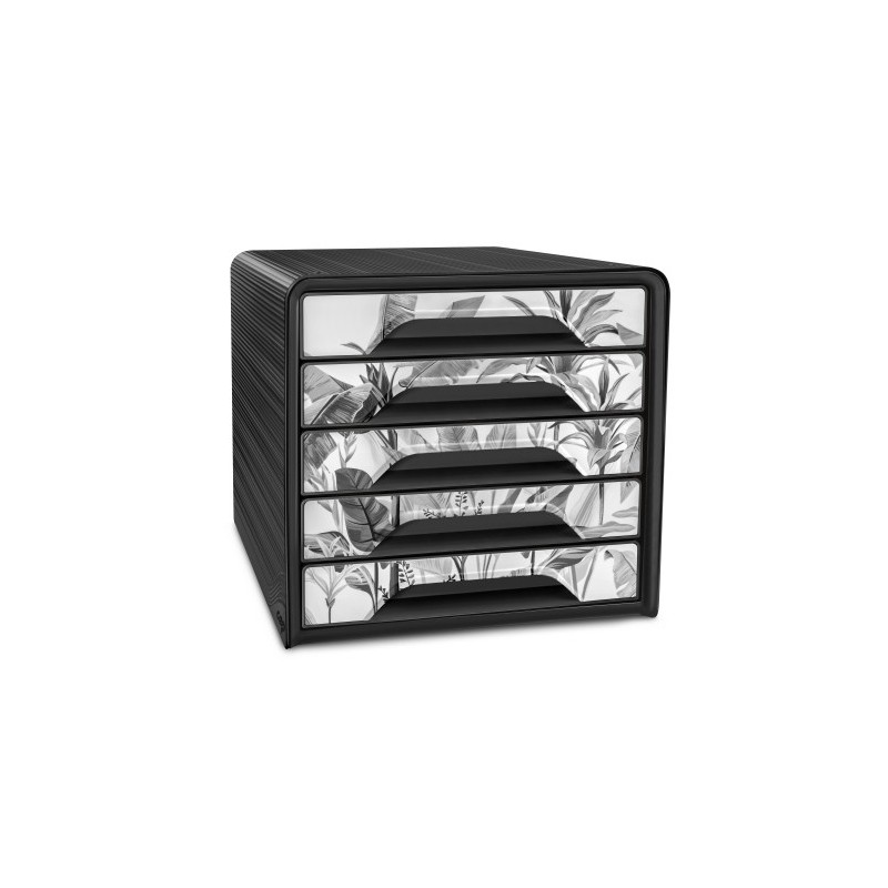 1071110611-MODULO CEP ESTANDAR 5 CAJONES NEGRO precio por 1 unidades