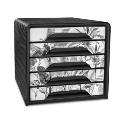 1071110611-MODULO CEP ESTANDAR 5 CAJONES NEGRO precio por 1 unidades
