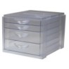 MO4TRA-MODULO OLEF 4 CAJONES CRISTAL/CRISTAL precio por 1 unidades
