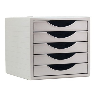 4005 GS-MODULO 5 CAJONES GRIS/GRIS precio por 1 unidades