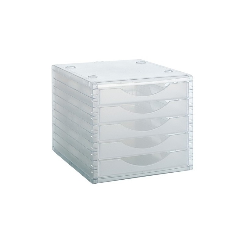 4005 CS TL-MODULO 5 CAJONES CRISTAL/CRISTAL precio por 1 unidades