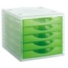 4005 KW TL-MODULO 5 CAJONES CRISTAL/KIWI precio por 1 unidades