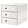 60480001-MODULO 3 CAJONES LEITZ BLANCO precio por 1 unidades