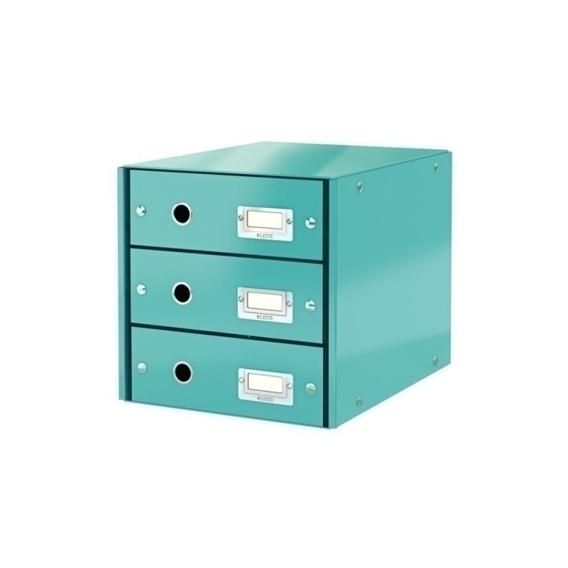 60480051-MODULO 3 CAJONES LEITZ TURQUESA precio por 1 unidades