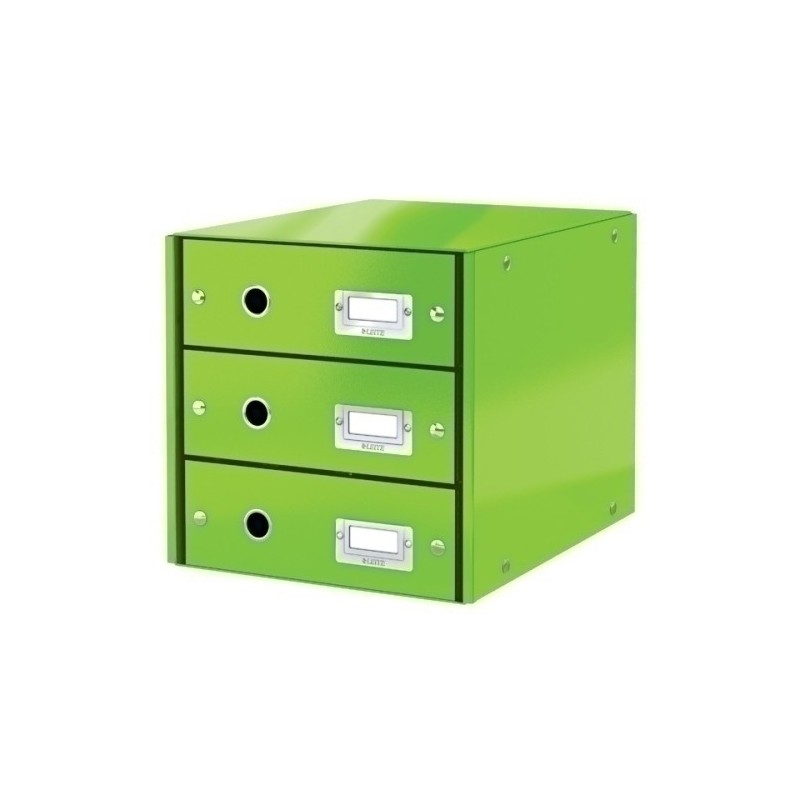 60480054-MODULO 3 CAJONES LEITZ VERDE precio por 1 unidades