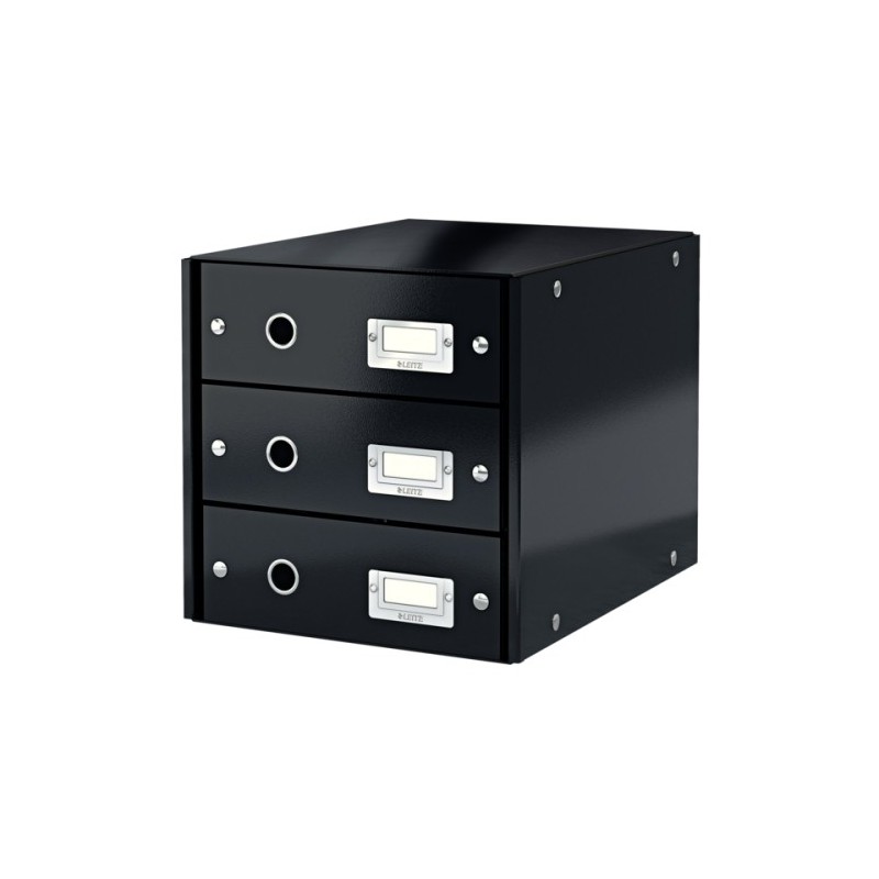 60480095-MODULO 3 CAJONES LEITZ NEGRO precio por 1 unidades