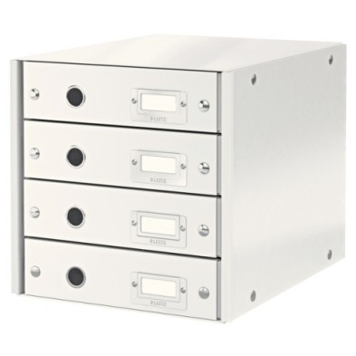 60490001-MODULO 4 CAJONES LEITZ BLANCO precio por 1 unidades