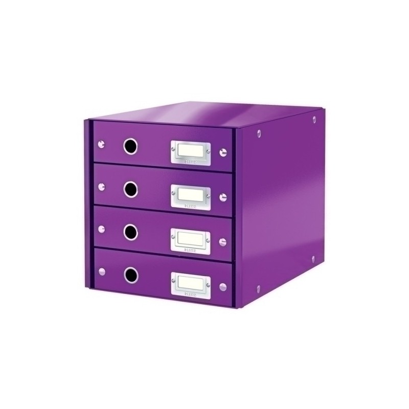 60490062-MODULO 4 CAJONES LEITZ VIOLETA precio por 1 unidades