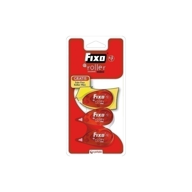 00840500-CORR.CINTA FIXO ROLLER MINI B/3 precio por 24 unidades