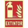 6171-01H RJ-SEÑAL HOMOLOGADA EXTINTOR ROJO precio por 1 unidades