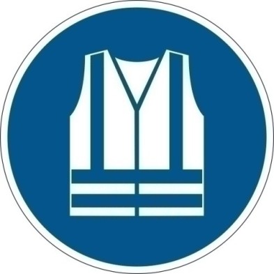 173506-MARCAJE SEGURIDAD DURABLE CHALEC.SEGURID precio por 1 unidades