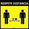 RD25-VINILO PARED 25x25 RESPETE DISTANCIA precio por 1 unidades